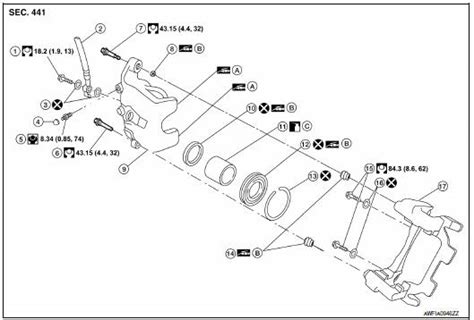 Nissan Maxima Service And Repair Manual Rear Disc Brake Removal And