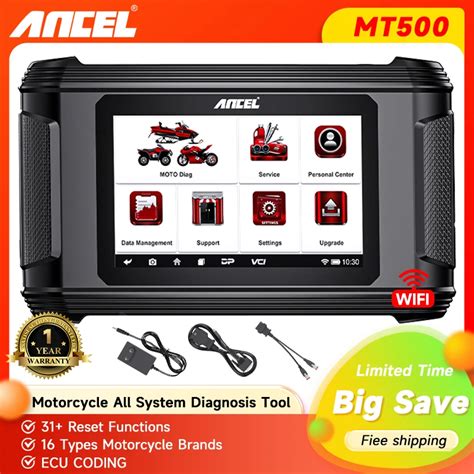 Ancel Mt Motorcycle All System Diagnostic Scan Tool Obd