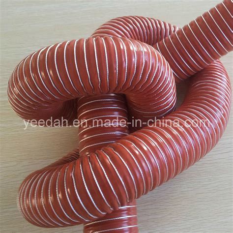 Silicone Coated Heat Resistant Flexible Duct Hose SH 0038 Silicone