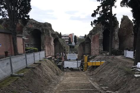 POZZUOLI Continuano I Lavori AllAnfiteatro Flavio Per Una Nuova