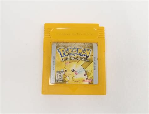 Pokemon Yellow Version Special Pikachu Edition Game Boy 1999 New