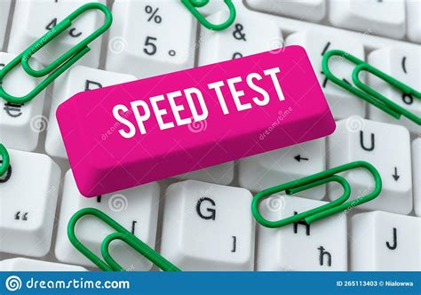 Writing Displaying Text Speed Test Word Written On Psychological Test