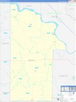 Dixon County, NE Wall Map Color Cast Style by MarketMAPS - MapSales