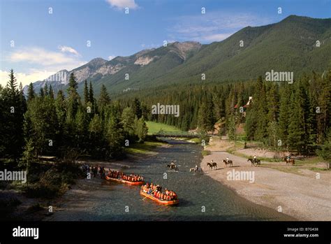 Banff National Park, Canadian Rockies, Alberta, Canada - Bow River ...