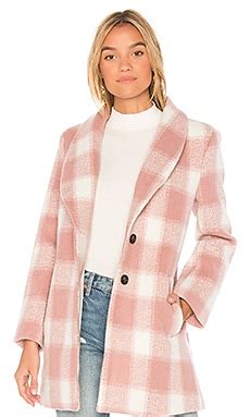 Endless Rose Oversized Checkered Printed Jacket In Nude Pink REVOLVE