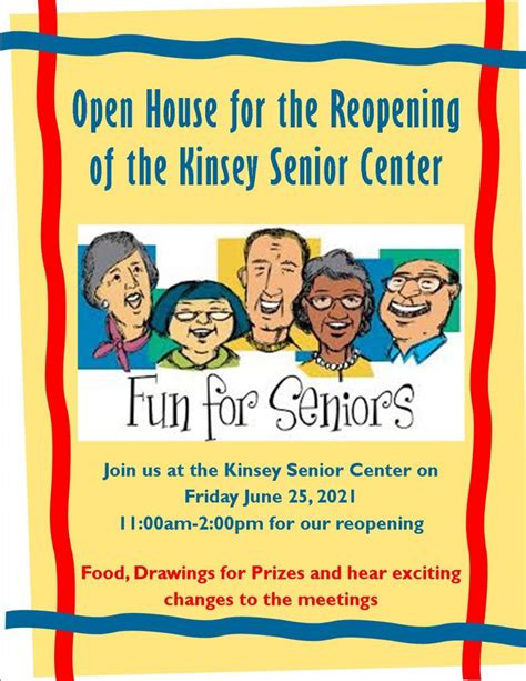 Senior Center Reopening – Kinsey Alabama