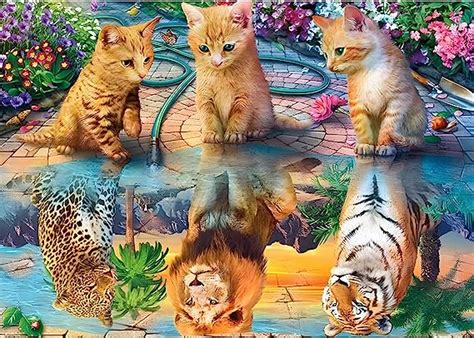 Airdea Diy Katze Diamond Painting Set Erwachsene Tiere Diamant Painting