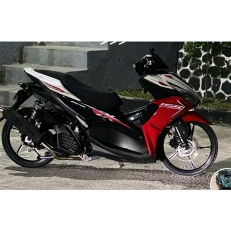 Jual Striping Transparan Costum Aerox All New Connected Vva