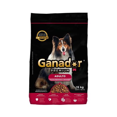 Alimento Para Perro Ganador Premium Adulto Raza Grande 15 Kg Walmart