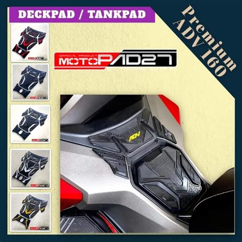 Motopad Sticker Deckpad Rubber Protector Stiker Tankpad Honda Adv