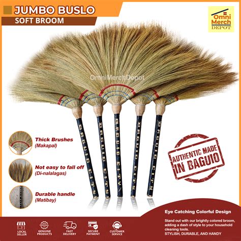 Jumbo Buslo Soft Broom Walis Tambo Makapal Matibay Floor Cleaning