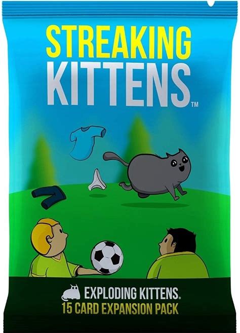 Exploding Kittens Streaking Kittens Uitbreiding Engelstalig Kaartspel