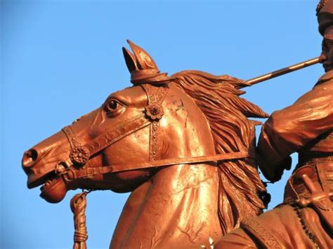 Equestrian statue of Baji Rao I in Pune, Maharashtra India