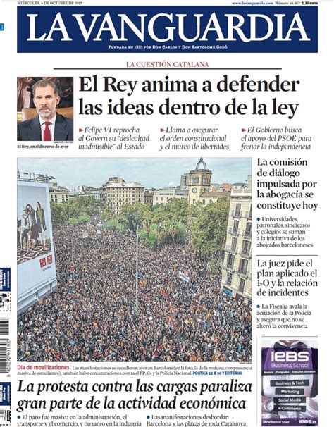 Portadas De La Prensa Española De Hoy 04102017