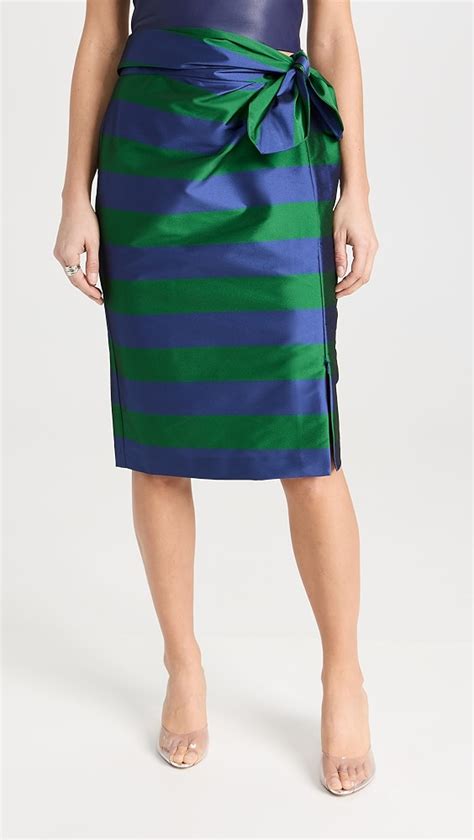 Bernadette Cecile Striped Knee Length Skirt Shopbop