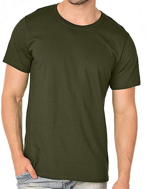 Camiseta Algodão Premium Masculina Verde Militar Innovare Sul Loja