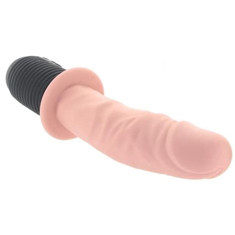 Power Pounder Vibrating Thrusting Dildo In Light Sex Toys H