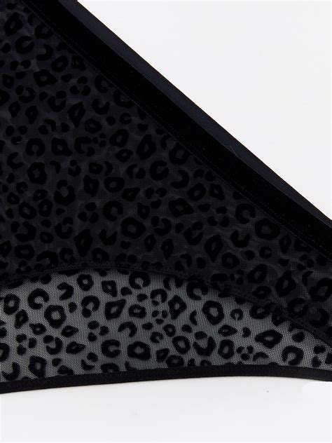 SİYAH Desenli Bikini Külot W3KB29Z8 CVL LCW