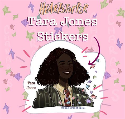 Heartstopper Tara Jones Corinna Brown Stickers Etsy