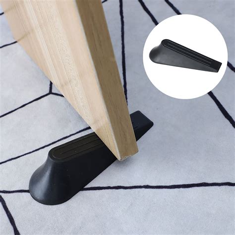 Home Rubber Anti Slip Wedge Door Stopper Doorstops Protector Door Stop