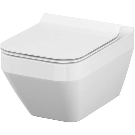 Cersanit Miska Wc Podwieszana Crea Prostok Tna Z Desk Slim Duroplast