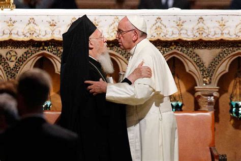 Pope Francis Retired Pope Benedict Praise Patriarch Bartholomew