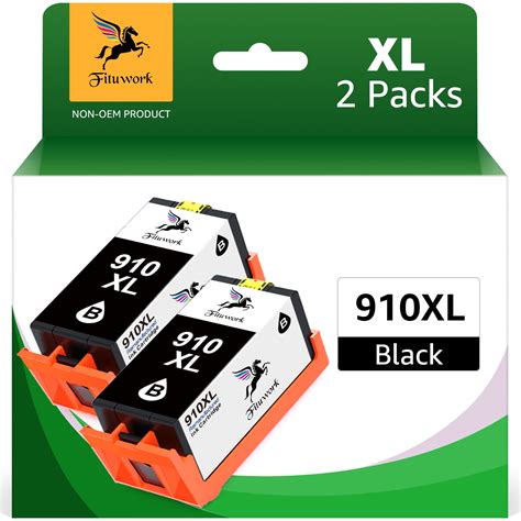 910xl Black Ink Cartridge Replacement For Hp Printer Ink 910 Xl Black