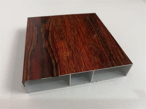 Aluminum Wood Grain Printed Office Partition Aluminum Profiles Aluminum