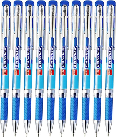 Cello Smooth Butterflow Ballpoint Penregular Use Premium Penpack Of