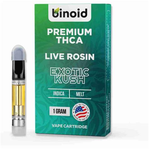 Binoid Premium Thca Live Rosin 510 Vape Cartridge 1g For Sale