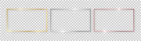 Prostok Tne B Yszcz Ce Ramki Z Efektami Wiecenia Zestaw Trzech