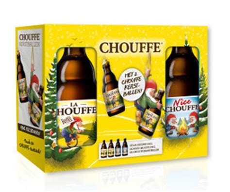 Brasserie D Achouffe Chouffe Kerstballenpakket Blond Fles 33 Cl