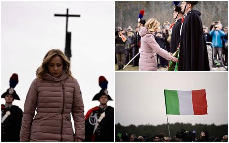 Foibe Meloni A Basovizza Qui A Chiedere Perdono Per Il Colpevole