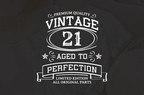 21th Birthday Svg Vintage Birthday Limited Edition Svg Funny