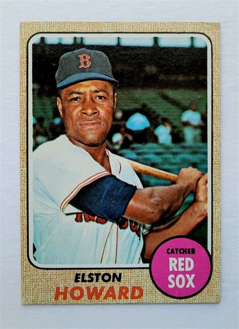 Topps Elston Howard Boston Red Sox Baseball Card Ex Ebay