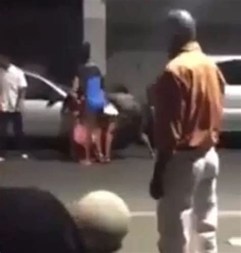 Shocking Moment Couple Subjected To Street Assault Which Sees Wife