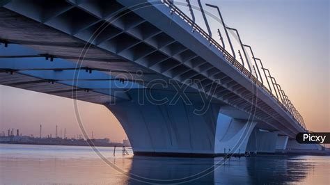 Image Of Sheikh Zayed Bridge In The Morning Abu Dhabi Middle East