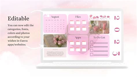 Aesthetic Desktop Organizer Pink Minimalist - Etsy