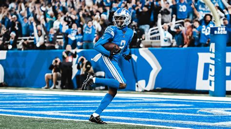 Detroit Lions Rookie WR Jameson Williams First NFL Catch A 41 Yard TD