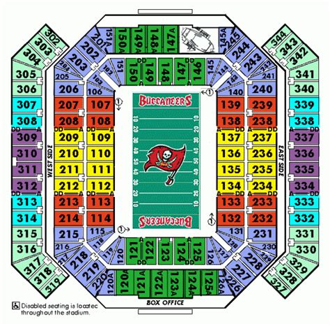 raymond james stadium seating chart with rows | Brokeasshome.com