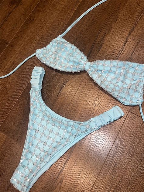 Bora Bora Bikini In Blue Ocean Rain Designs
