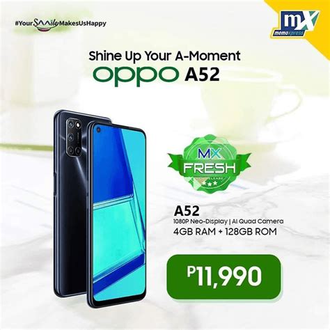 OPPO A52 and A12 now available in the Philippines!