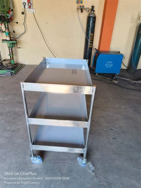 Stainless Steel Kitchen Trolley Shelves At Rs Ss Kitchen