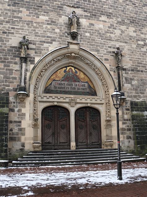 Köthen Kirche St Jakob Westliches Doppel Portal Flickr