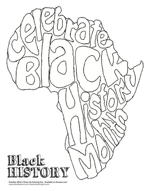 Coloring Pages Black History Month - Coloring Pages