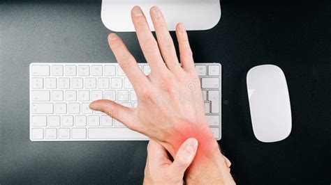 Median Nerve Carpal Tunnel In Hand Pain Man Injury Wrist Arthritis