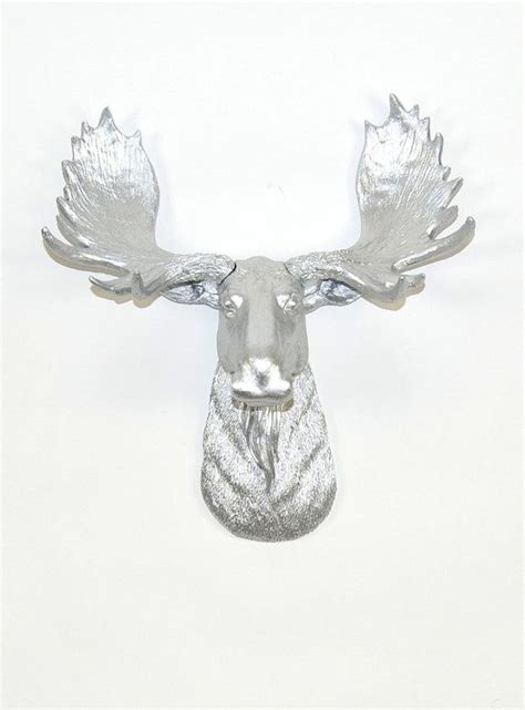 20++ Faux Moose Head Wall Mount - HOMYHOMEE