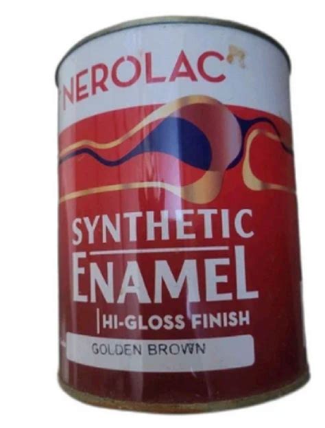 Nerolac Golden Brown Synthetic Enamel Paint Ltr At Rs Litre In