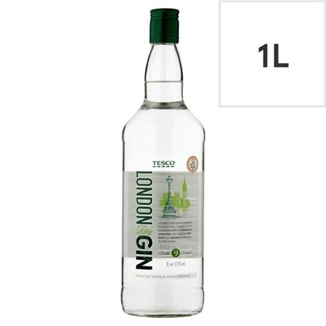 Tesco Dry London Gin 1l Tesco Groceries