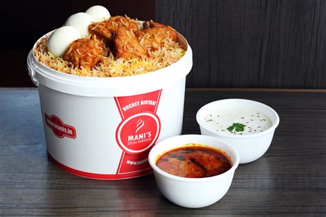 Bucket Chicken Biryani Manis Dum Biryani